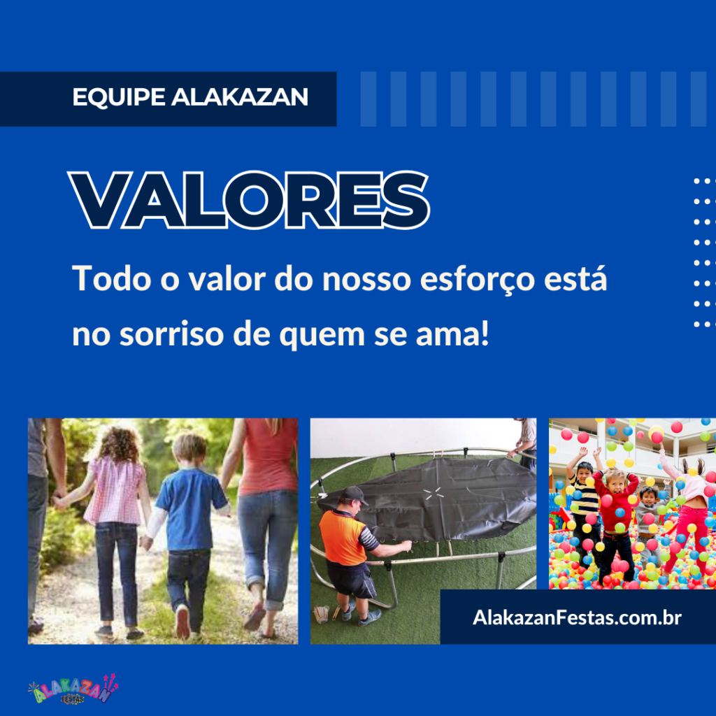 Valores da Alakazan Festas